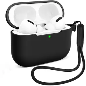 Apple AirPods Pro 3 Protective Case, Soft Silicone Anti-Drop Cover, AirPods Pro 3 Accessories with Lanyard, Durable Protection