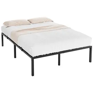 Twister.ck Queen/Full/Twin Bed Frame,Queen Bed Frame with Storage 14 Inch Metal Platform Bed Frame with Steel Slat Support No Box Spring Needed,Mattress Foundation,Easy to Assemble