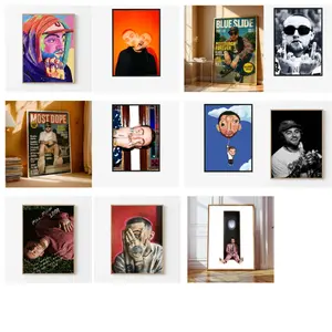 Mac Miller Poster | Colorful Pop Art Rap Wall Decor | Hip Hop Music Star Print | Aesthetic Room Decor Poster | Album Inspired Wall Art | Gift for Fans