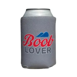 Parody of Coors Light "B*ob Lover" funny koozie coolie drinkware mug tumbler cup bottles portable cup holder reusable washable black cold hot insulator party gift beverage lightweight