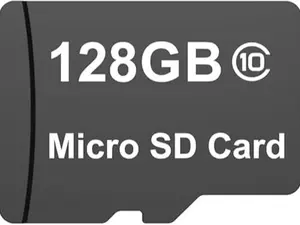 128GB Micro SD Card Class 10 with SD Adapter, High-Speed TF Memory Card for Dash Cam, Security Camera, Smartphone, Tablet & Digital Devices
