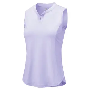 YSENTO Women's Sleeveless Golf Shirts Ladies Lightweight Quick Dry UPF 50+ Polo Shirts for Tennis Tank Tops