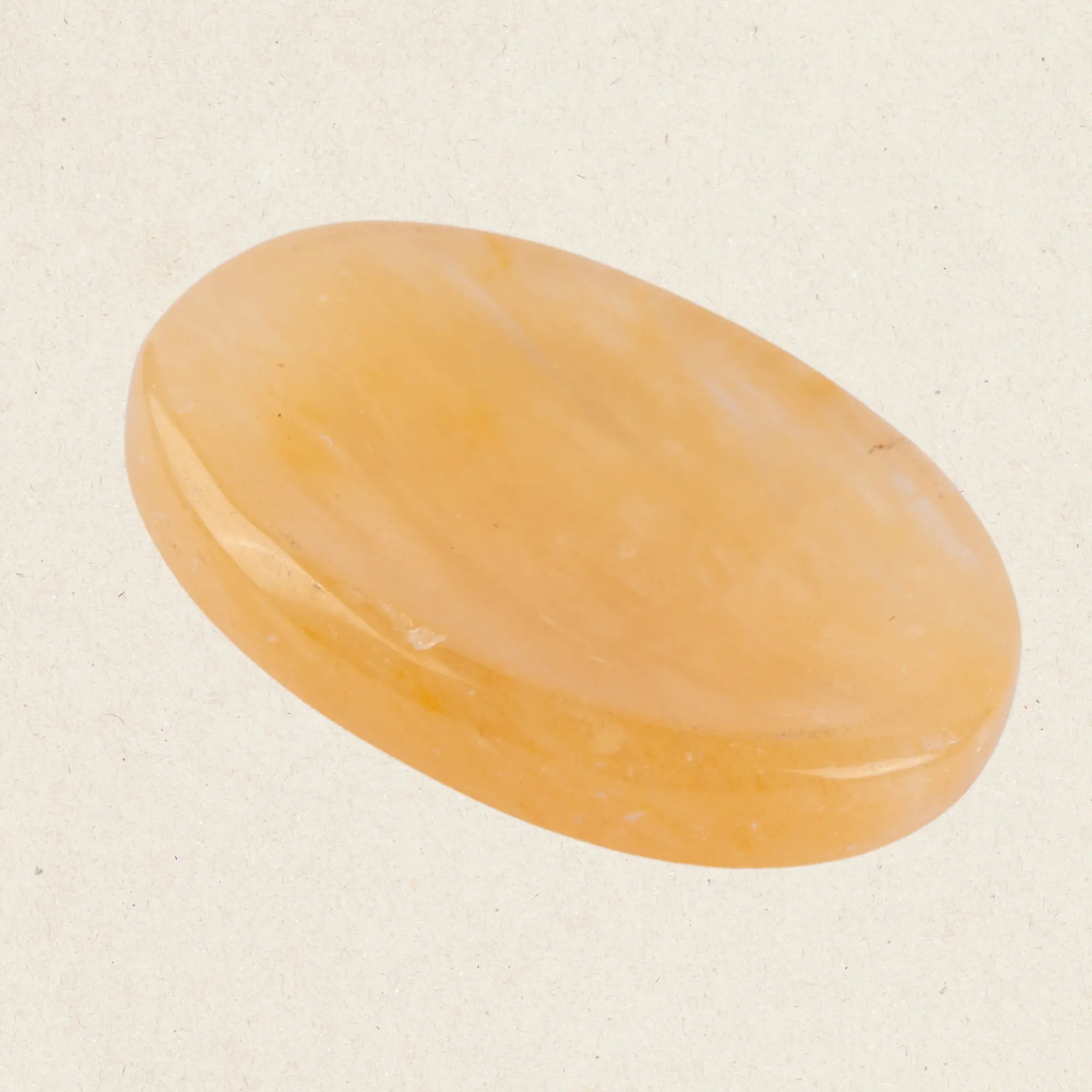 Yellow Aventurine Worry Stone, Healing Crystals, Energy Healing Thumb Stone, Meditation & Spiritual Gift