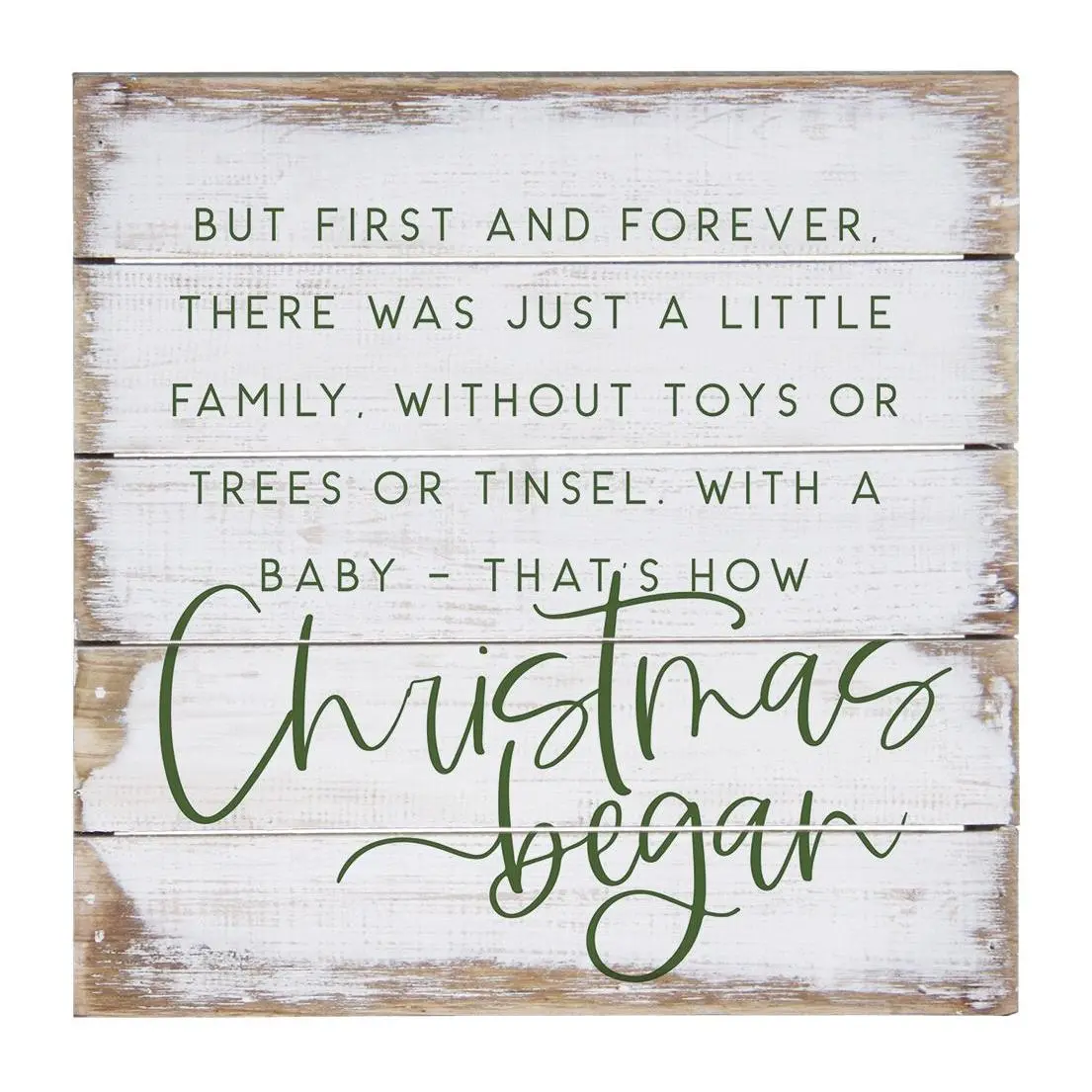 Sincere Surroundings 8" Christmas Began Pallet Petite
