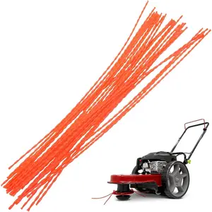 30 Pack Universal Walk Behind String Trimmer Mower 21.25" Line x .155-Inch Line Compatible with Senix, Earth-Quake, BILT, Toro 58620 Walk Behind String Mower Easy Assembly