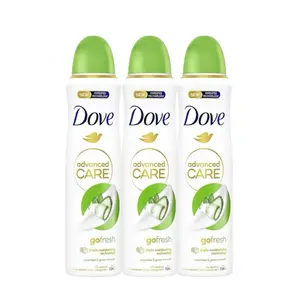 Dove Cucumber and Green Tea Scent Anti-Perspirant - Pack of 3 - 145g/250mL - Body Care  Comfort Cleanser Scented
