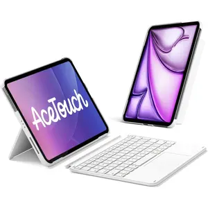 450g Ultralight Keyboard for iPad (A16) 11th/10th Gen 2022 (11/10.9 inch), Air 11" M4 2026/M3/M2, Air 5/4th, Pro 11 4/3/2/1th,1 Second  Detachable Keyboard with Touchpad, AceTouch