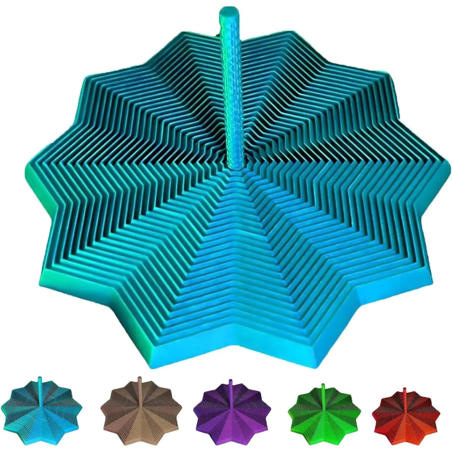 3D Printed Hexagonal Expanded Hexagon Sensory Fidget Star Toy, Christmas Festive & Birthday Gift, Fidgets for Sensory Play, Random Colors