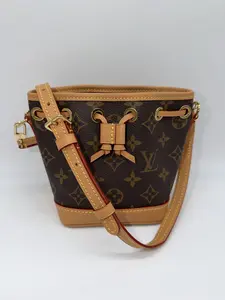 Pre-owned Louis Vuitton Coated Canvas Mini Bags Monogram Nano Noe