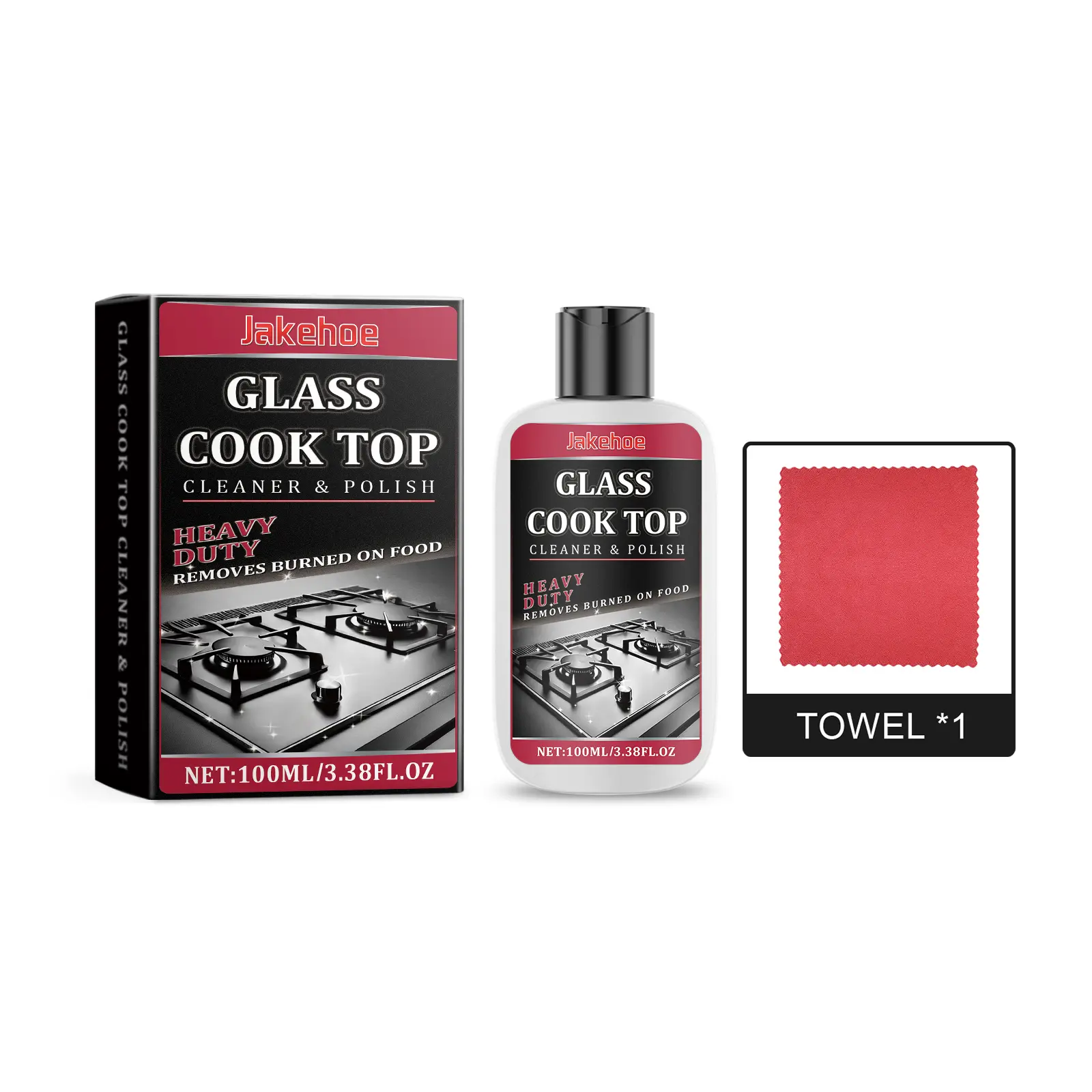 Jakehoe Stove Polish, Clean Kitchen Stove Hood Heavy Oil And Dirty Stains Polishing Cleaner