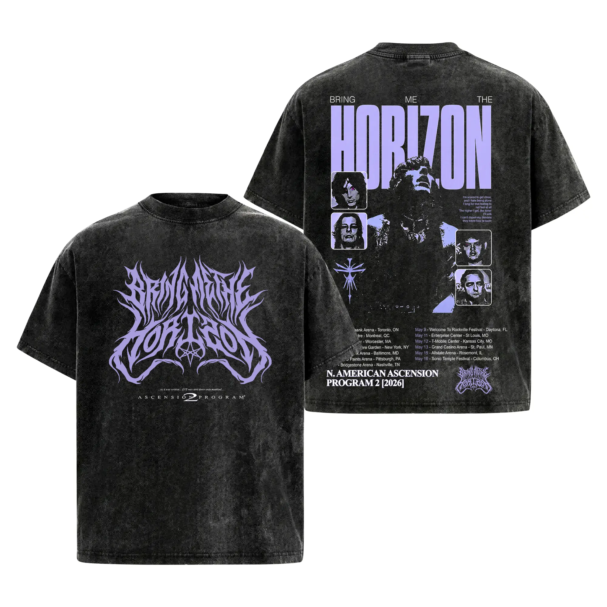 Bring Me The Horizon “Ascension Program 2” Tour 2026 Washed T