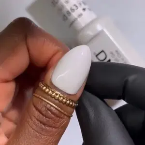 DND 863 Wedding Veil Gel and Lacquer Duo nail care nail art sheer color