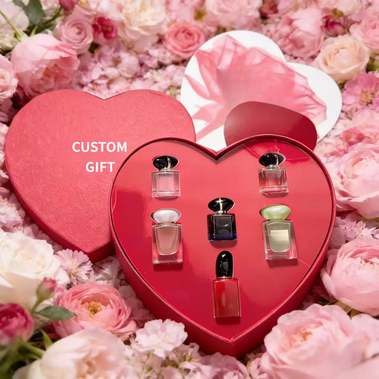 Custom Women's Perfume Set / Floral Notes / Long-Lasting Fragrance / Alcohol Free / Small Bottle Gift Box 6Pcs*0.34 Fl Oz / Ideal For Birthday Valentine's Day Anniversary