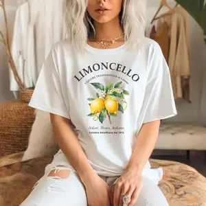 Limoncello Shirt, Amalfi Coast Italy Lemons T-shirt, Holiday Shirt for Her