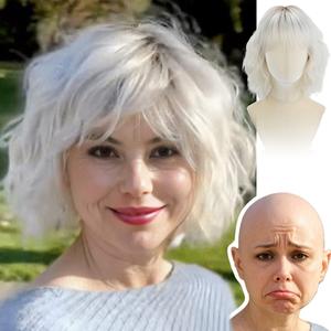Irene - Wigyy Gorgeous White Wave Bob Elegant Wig