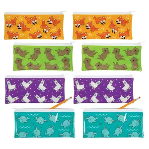 Bulk Trendy Animal Pencil Cases - 48 Pc.