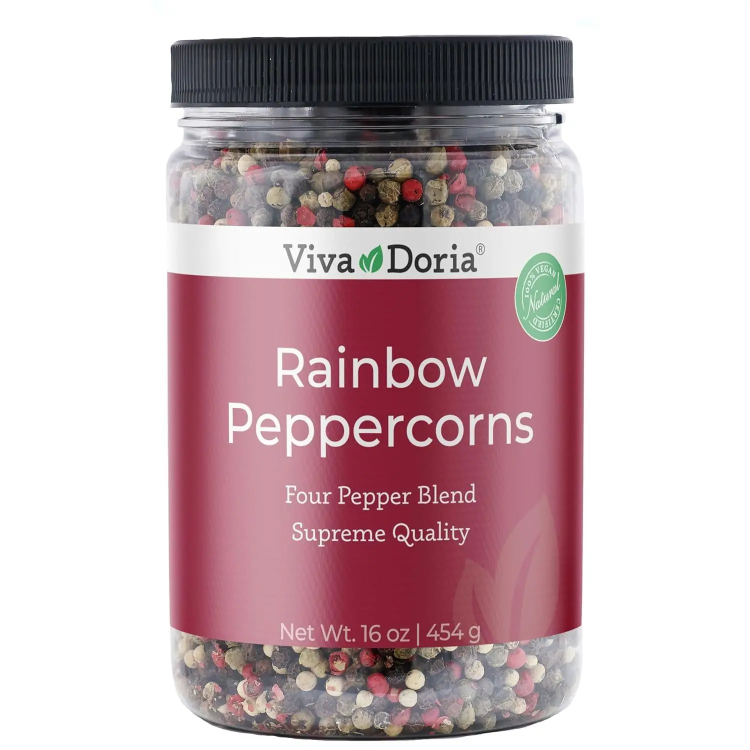 Rainbow Peppercorns, Whole Peppercorn Blend, 16 oz