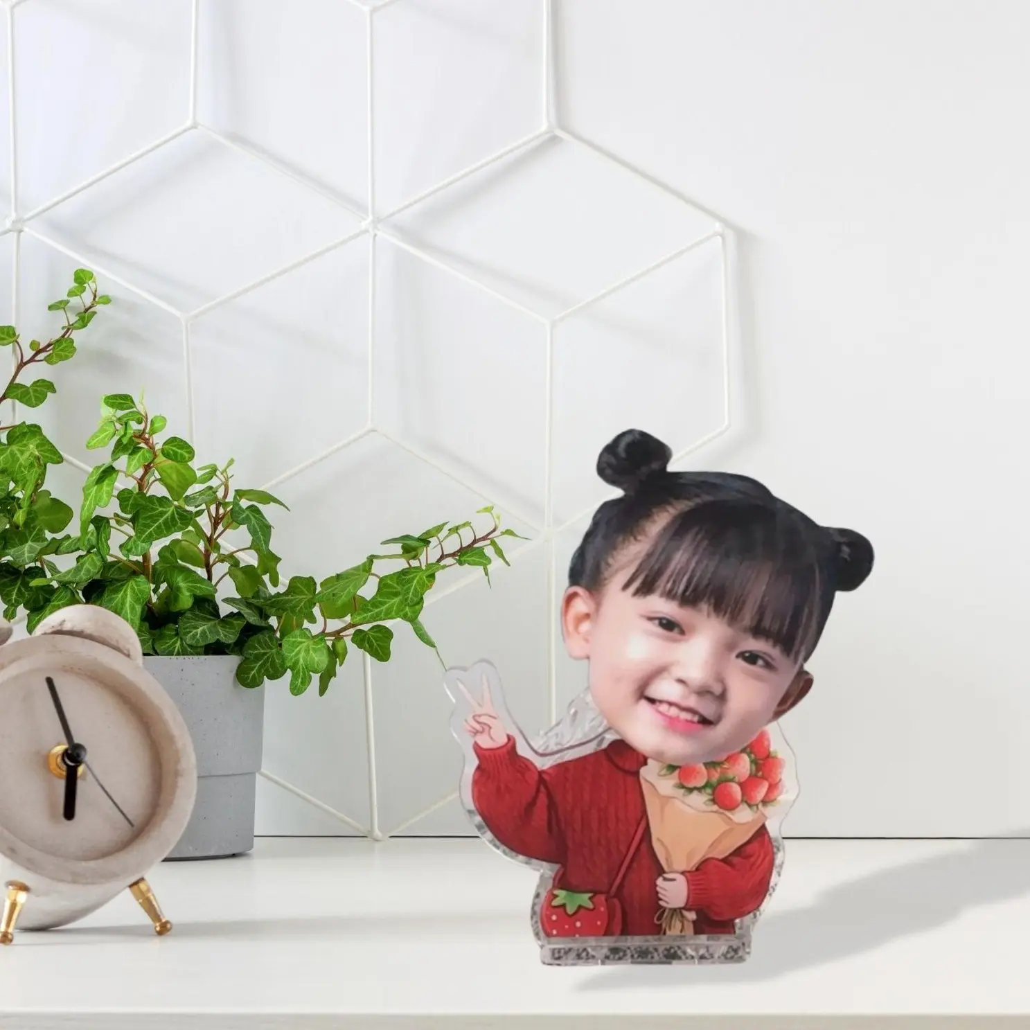 Creative DIY Bobblehead Kit with Auto Stand – Design Your Own Custom Wobbly Figure | Fun Personalized Decor with Acrylic Base