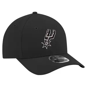 San Antonio Spurs Black 9FORTY Cap - Official NBA Sports Collectible Fan Headwear