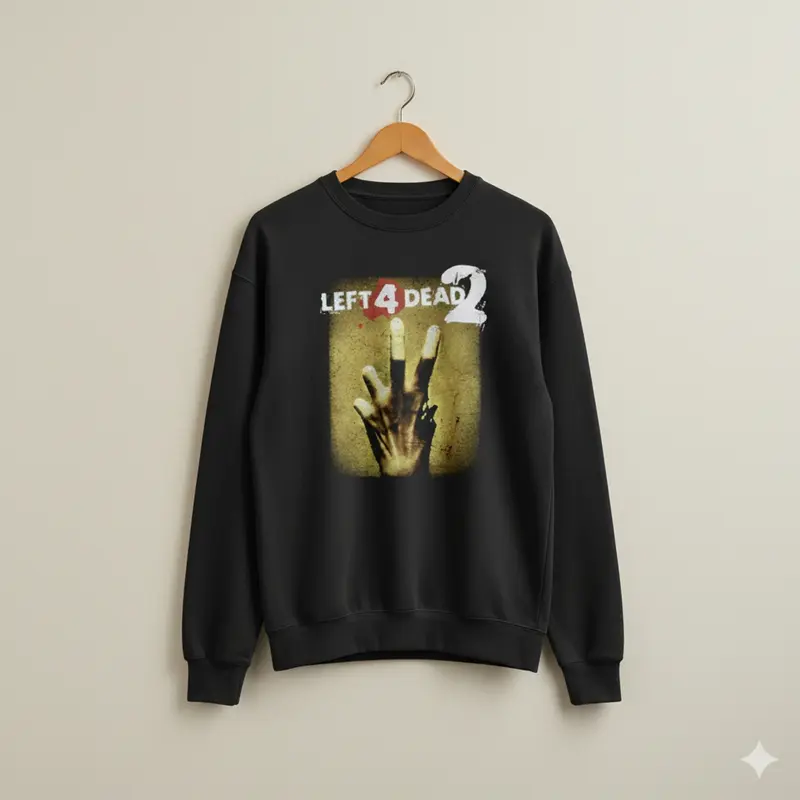 Left 4 Dead 2 Vintage Grunge Graphic T Shirt Y2K Opium Tapout Amity Affliction Unisex Tee Perfect Gift For Men And Women 7