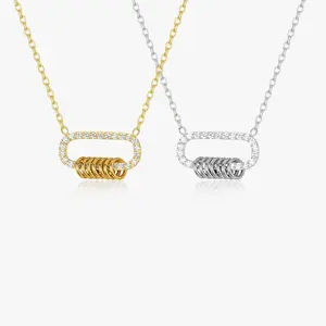 Sloane Stacked Loops Necklace