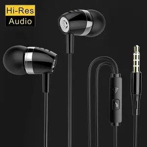 3.5mm Wired In-Ear Headphones with Mic, Stereo Sound, Compatible with Samsung A15/A25/S10/A17/A07, Huawei, Oppo, Vivo, Xiaomi, Redmi, POCO, ASUS ROG Phone 9/8/7/6, Sony Xperia 10/5/1V/III/IV, Motorola G06/G22/G32/E13/G Stylus, Tecno, Itel, Infinix, Nokia