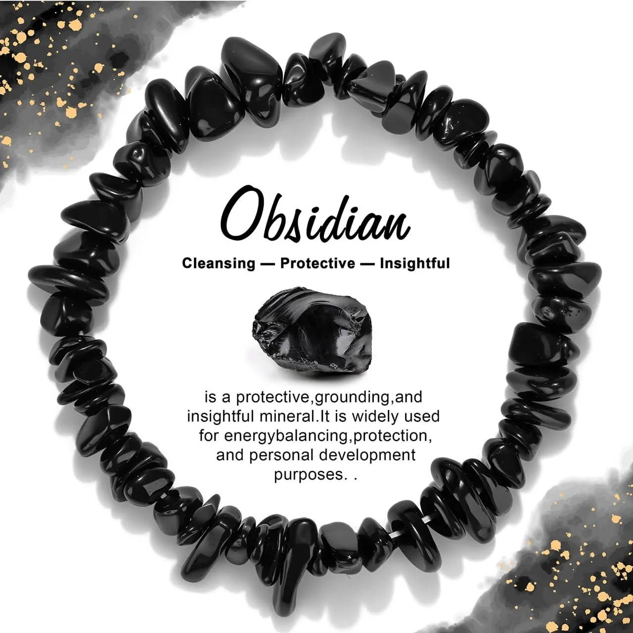 Crystal Stone Beaded Bracelets for Women Gemstone Beads | Healing Crystal Bead Bracelet Handmade Spiritual Jewelry Gifts