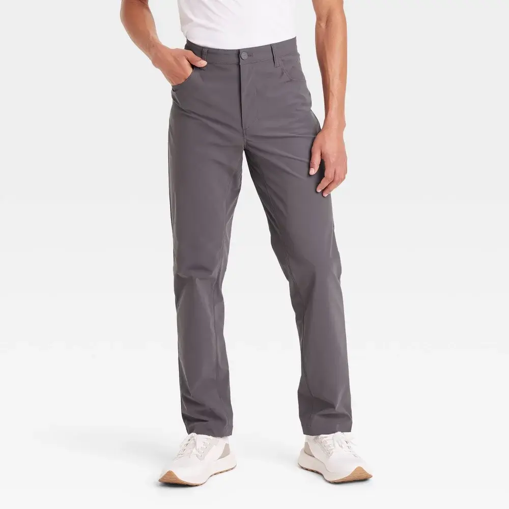 Men's Lifestyle 360 5-Pocket Golf Pants - All In Motion Dark Gray 36x30