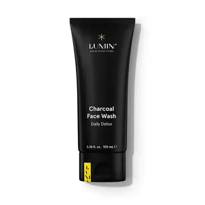 LUMIN Charcoal Face Wash - Daily Detox For Men's Skin Care