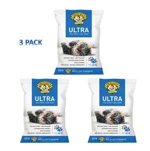 3 Pack Dr. Elsey's Precious Cat Ultra Clumping Multi-Cat Clay Cat Litter, unscented litter, low tracking, odor control, scoopable litter, multi cat homes, low dust formula, litter box care, pet essentials