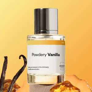 Powdery Vanilla, Dossier, Women's Perfume, Eau de Parfum, 50ml, Vanilla, Brown Sugar, Musk, Sandalwood, Pink Pepper, Apple