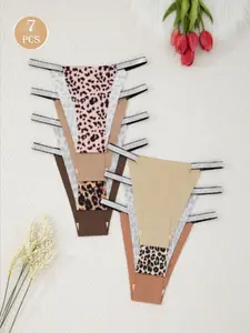 7 unmarked women's underwear Unmarked Breathable soft comfortable character novelty underwear women's seamless set