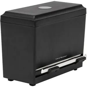 Compact Straw Dispenser or Pencil Dispenser, Countertop Organizer, Plastic, Black