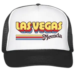 Las Vegas Nevada Trucker Hat Vintage Style Snapback Foam Trucker Hats for Men and Women
