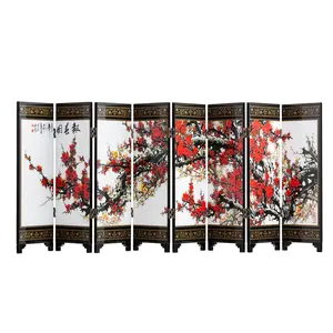 Mini 8-Panel Traditional Chinese Art For Home Decoration - Decorative Lacquerware, Mini Divider