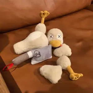 Magnetic Detachable Duck Plush Toy, Cute Plush Doll with Removable Limbs, Stress Relief Soft Toy, Perfect for Relaxation, Single Pack