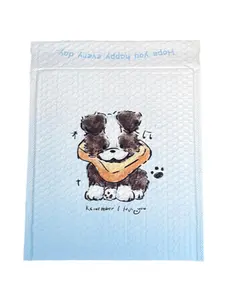 Cute Dog Design Bubble Wrap Packaging Material, Durable Protective Shipping Supplies for Fragile Items, Ideal for Moving & Gift Wrapping