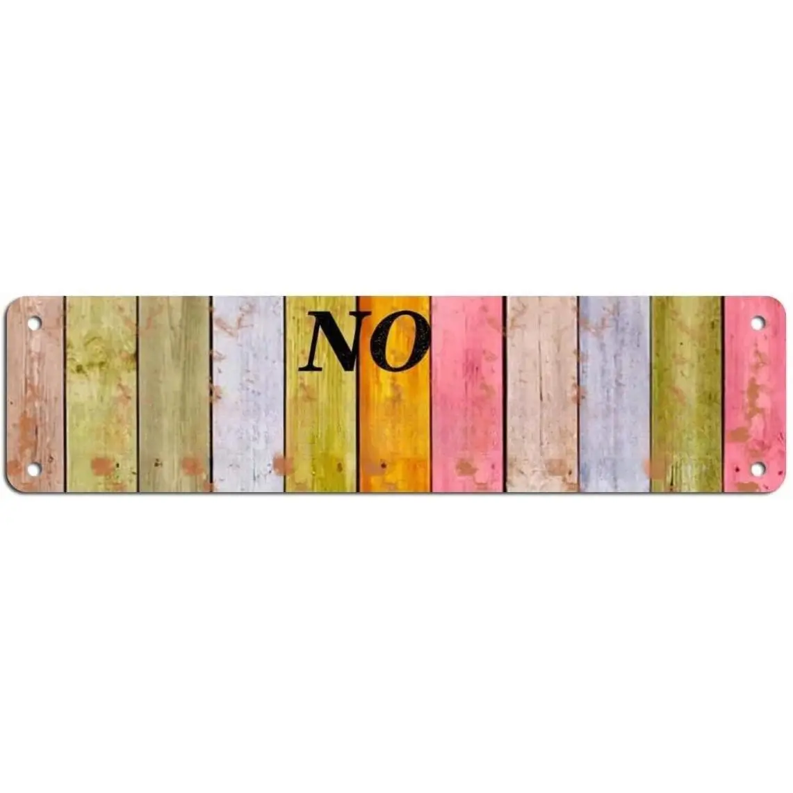 Vintage No Vacancy Metal Tin Sign, 4x16 inches Hangable Wall Mount Decoration Plaque, Lightweight Fade-Resistant Waterproof with Pre-Drilled Holes for Easy Installation, Home Bedroom Decor, Ideal Gift for Friends