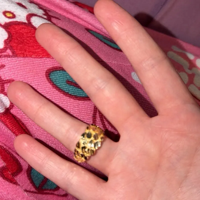 Gold Filled Nugget Ring - Jewelry Accessory