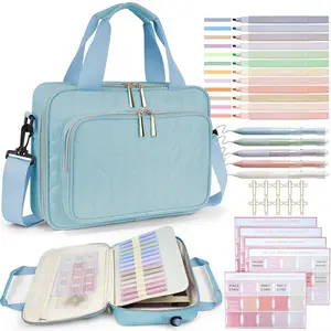 Bible Cover Case for Women,Extra Large Bible Case with Detachable Shoulder Straps,All-in-One Journaling Kit,Carrying Case with Highlighters and Tabs,Mothers Day Christian Gifts for Women