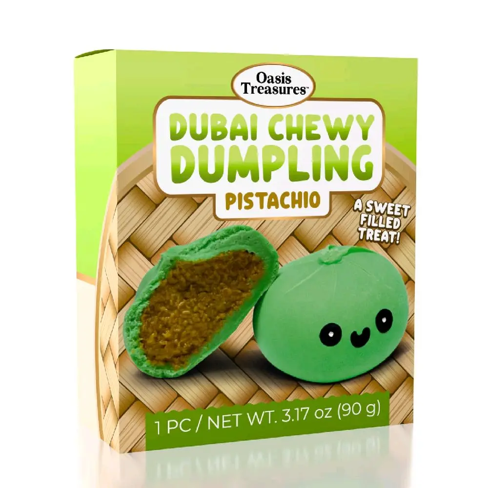 Dubai Dumpling Pistachio Korean Chewy Cookie By Oasis
