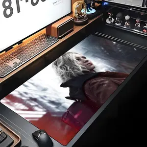 R-Resident Game E-Evil Requiem Mouse Pad Gaming Locking Edge Big Computer Gamer Large Rubber Art Mousepad Laptop Desk Mat Gaming Accessory