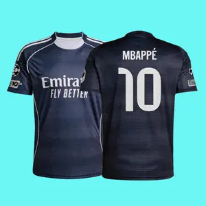 2026 27 New Home Away White No.10 Mbappe Short Sleeves Soccer Jerseys Top