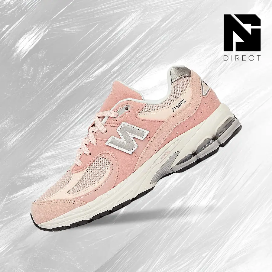 NEW BALANCE 2002R Women's Vintage-Inspired Sneakers in Pink Sand, Shock-Absorbing Comfort for Streetwear and Back to School Casual Wear