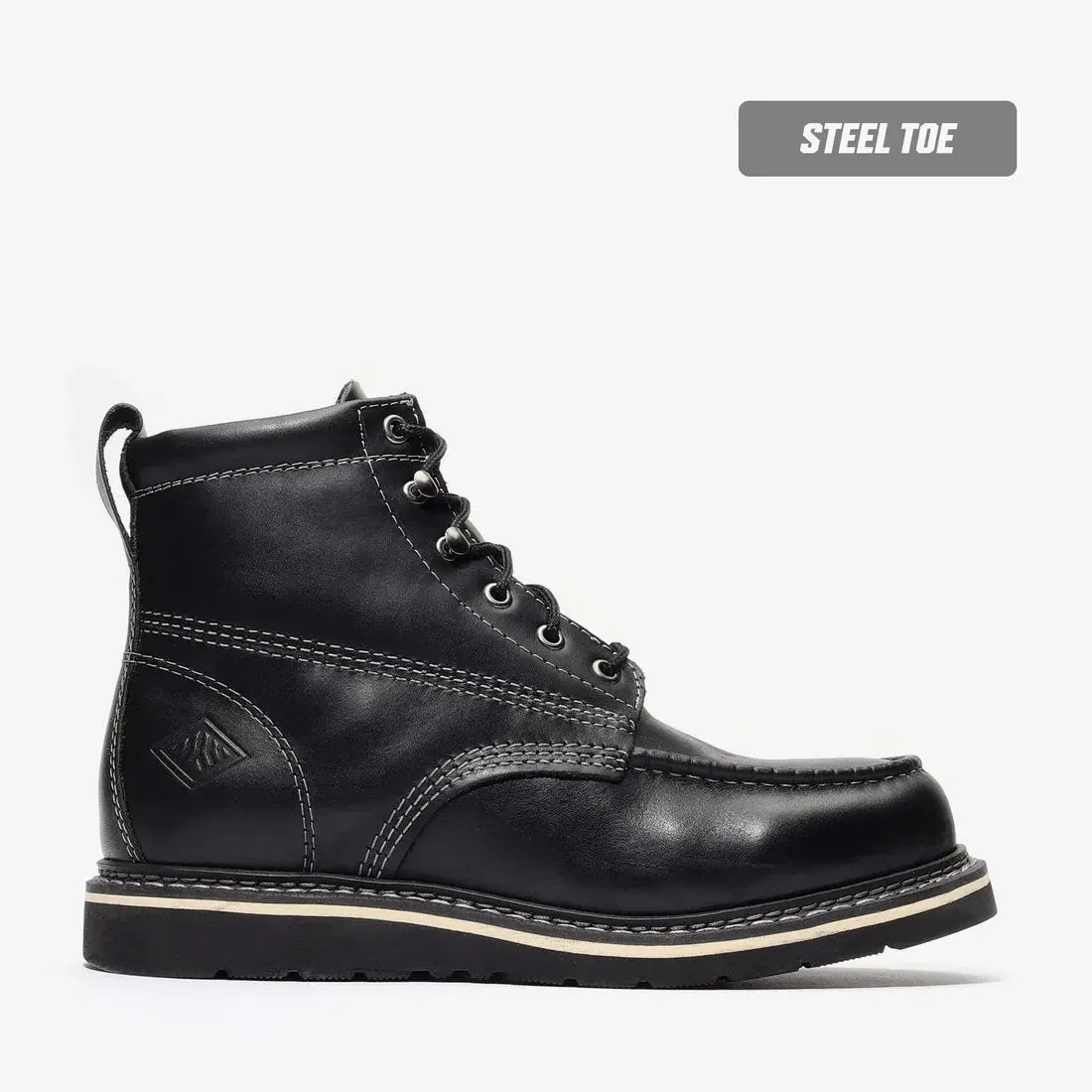 Botas de Trabajo Frontier Classic 6" Horma Moc (Punta de Acero) - Bonanza Boots