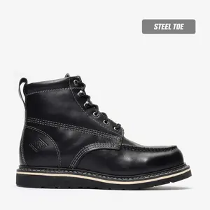 Botas de Trabajo Frontier Classic 6" Horma Moc (Punta de Acero) - Bonanza Boots