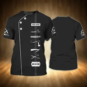 Barber 3D all over printed t-shirt, Gift for Barber, Barber Birthday Present