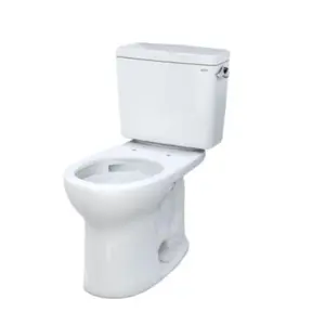 Toto CST775CEFRG-01 Drake Round Front 1.28 GPF Right Hand Lever Toilet - 2 Piece
