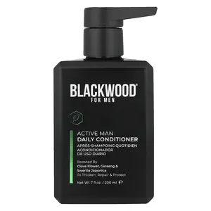 Blackwood For Men Active Man, Daily Conditioner, Clove Flower, Ginseng & Swertia Japonica, 7 fl oz (200 ml)