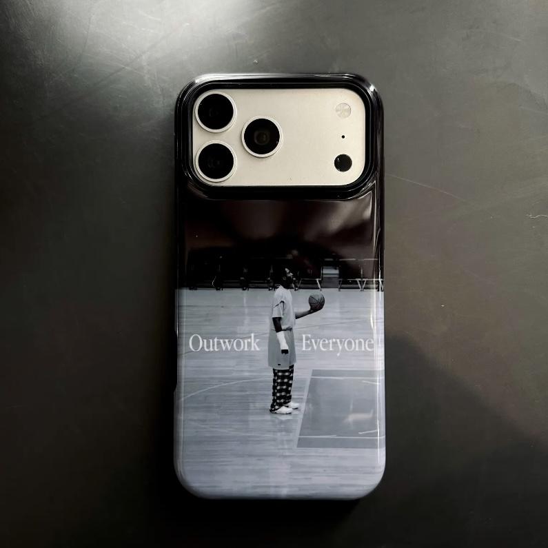 Kobe Bryant Quote Phone Case, Mamba MentalityMotivation Tough Cases, Basketball Legend MerchCases, Gift for Fans,iPhone12-17，  W19